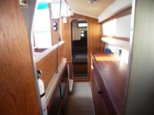Used Sail Catamaran for Sale 1990 Gemini 3200 Layout & Accommodations